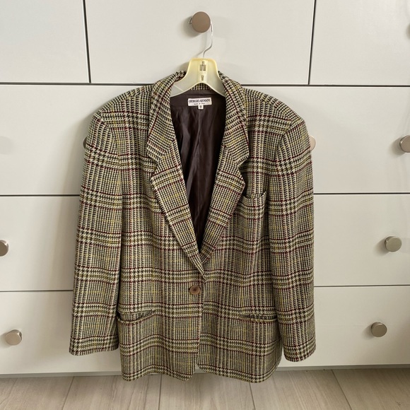 Giorgio Armani Women’s Boyfriend Jacket - Vintage - Size 12 - Picture 1 of 2